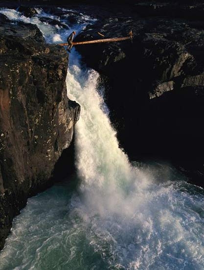 Thác nước ở cao nguyên Putorana. Ảnh: NatGeo