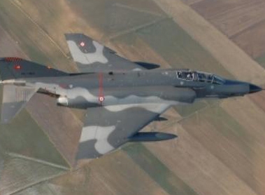 Chiến đấu cơ RF-4E Phantom của không quân Thổ Nhĩ Kỳ. (Ảnh: theaviationist.com)