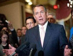 Chủ tịch Hạ viện Mỹ John Boehner. (Nguồn: AFP/TTXVN)