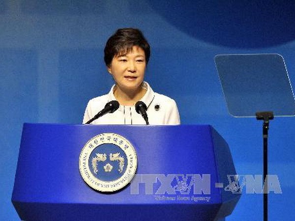 Tổng thống Hàn Quốc Park Geun-hye (Ảnh: AFP/TTXVN)