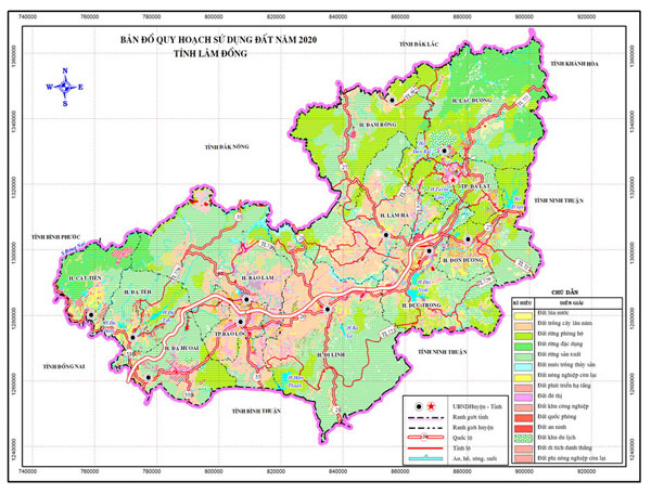 Công bố quy hoạch Sử dụng đất đến năm 2020