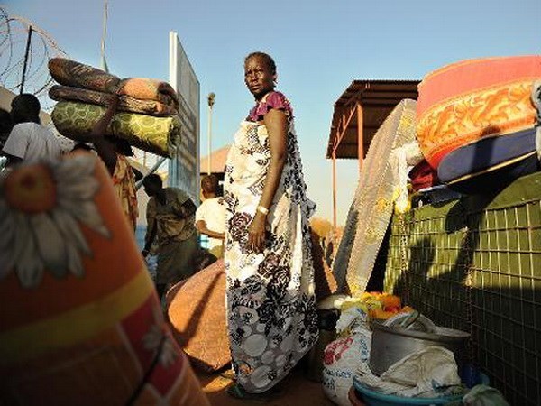 Người dân Nam Sudan tị nạn tại các cơ sở của Liên hợp quốc. (Nguồn: AFP)