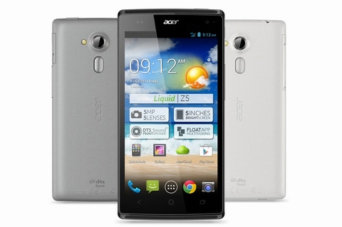 Acer ra smartphone 5-inch giá rẻ