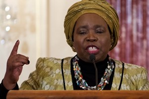 Chủ tịch Ủy ban Liên minh châu Phi Nkosazana Dlamini-Zuma. (Ảnh: AFP/TTXVN)