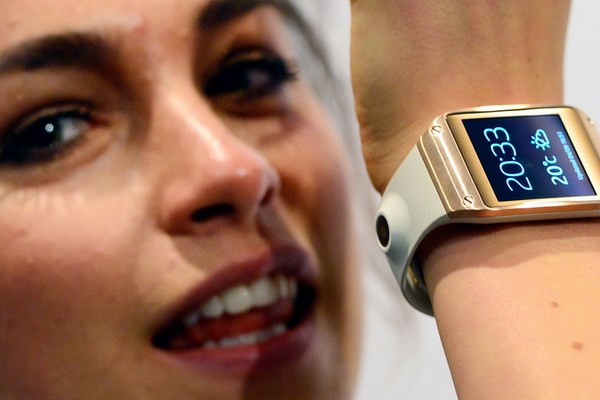 Đồng hồ thông minh Galaxy Gear của Samsung. (Nguồn: AFP/TTXVN)