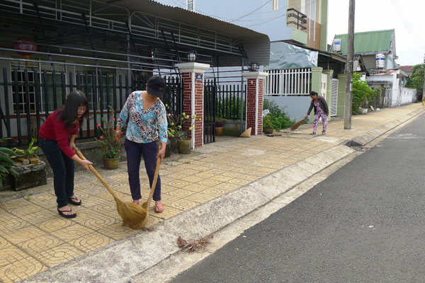 Cùng nhau giữ cho đường phố không rác