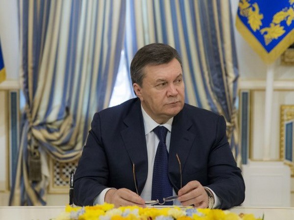 Tổng thống Viktor Yanukovych bị Quốc hội phế truất. (Nguồn: AFP)