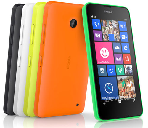 Nokia Lumia 630 xuất hiện với 5 phiên bản màu