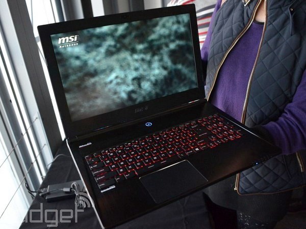 Mẫu laptop mới có tên MSI GS60 Ghost Pro. (Nguồn: Engadget)