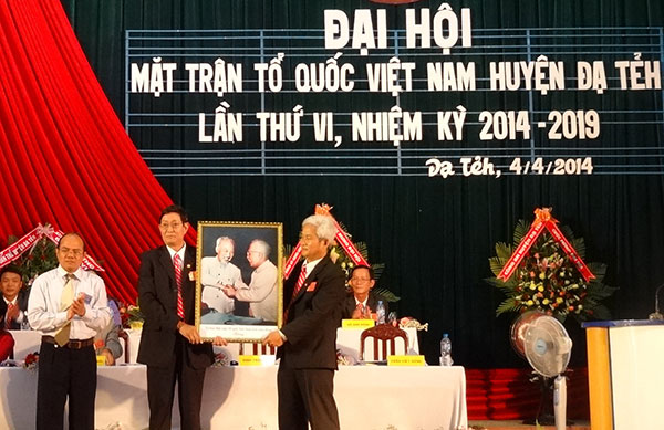 Đại hội Mặt trận Tổ quốc Việt Nam huyện Đạ Tẻh lần thứ VI (nhiệm kỳ 2014 - 2019)