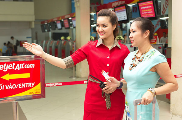 VietJet chuyển khu vực làm thủ tục mới tại sân bay Tân Sơn Nhất