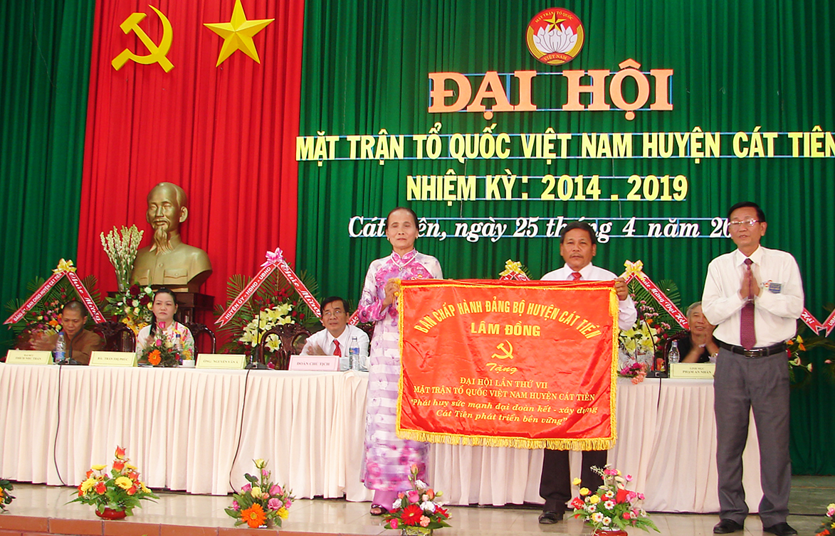 Đại hội MTTQVN huyện Cát Tiên lần thứ VII, nhiệm kỳ 2014 - 2019