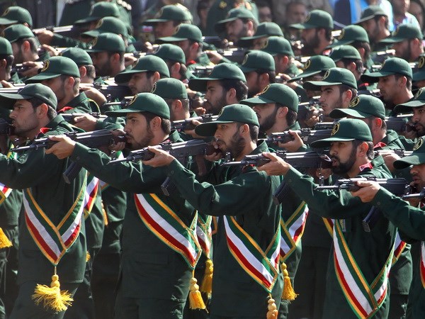 Các thành viên Lực lượng Vệ binh Cách mạng Hồi giáo Iran (IRGC). (Nguồn: AFP/TTXVN)