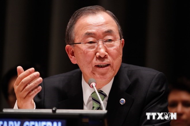 Ông Ban Ki-moon thảo luận tình hình Biển Đông với Trung Quốc