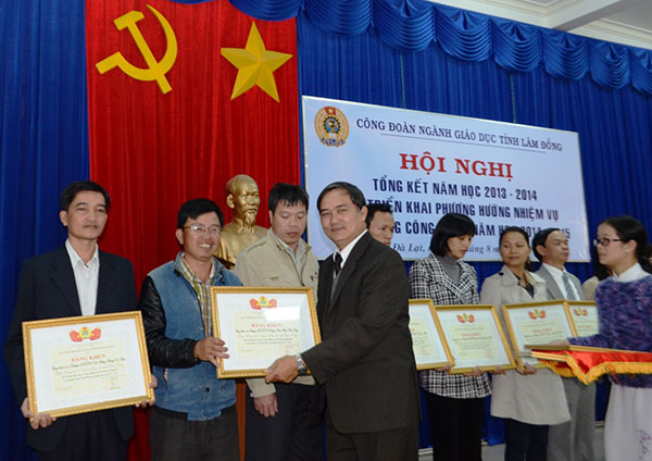 Tổng kết hoạt động công đoàn ngành Giáo dục năm học 2013 - 2014