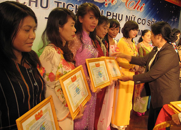 Hội thi Chủ tịch Hội Phụ nữ cơ sở giỏi năm 2014