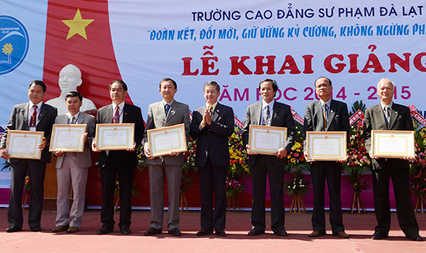 Trường CĐSP Đà Lạt khai giảng năm học 2014 - 2015