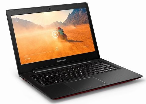 Lenovo U31 màu đỏ và đen