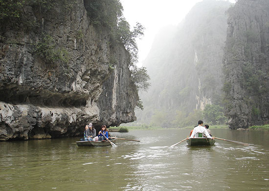 Dòng sông di sản trong Quần thể danh thắng Tràng An