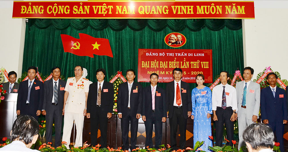 BCH Đảng bộ thị trấn Di Linh nhiệm kỳ 2015-2020