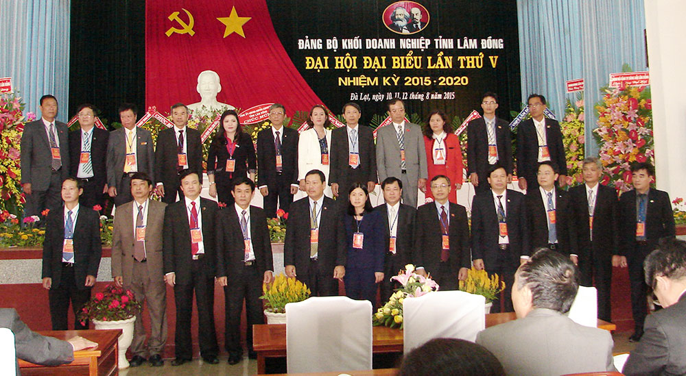 Bế mạc Đại hội Đảng bộ Khối Doanh nghiệp tỉnh Lâm Đồng khóa V, nhiệm kỳ 2015 - 2020
