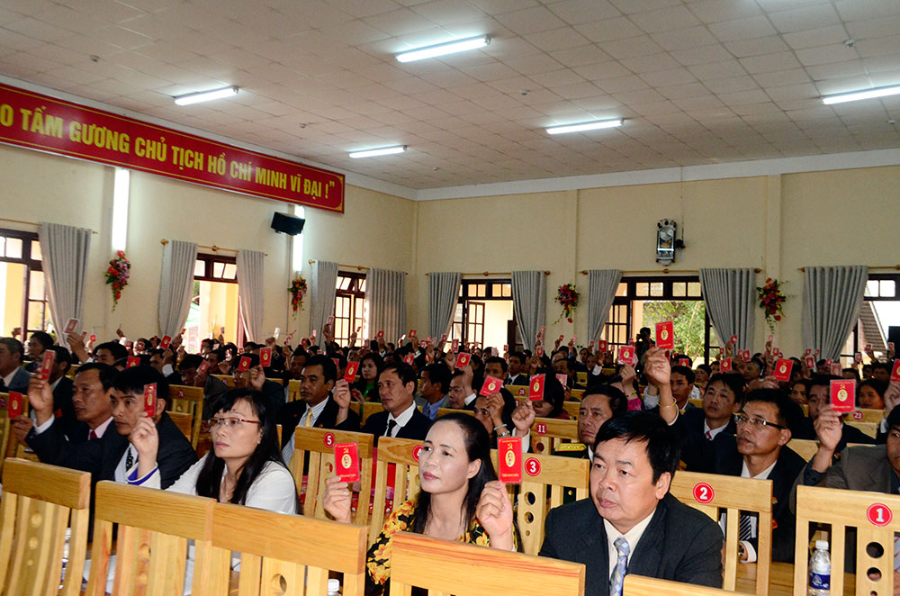 Đại hội Đại biểu Đảng bộ huyện Lạc Dương lần thứ X (nhiệm kỳ 2015 - 2020) thành công tốt đẹp