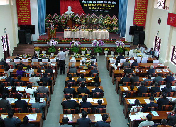 Khai mạc Đại hội Đảng bộ Khối Các cơ quan tỉnh Lâm Đồng khóa VII, nhiệm kỳ 2015 - 2020