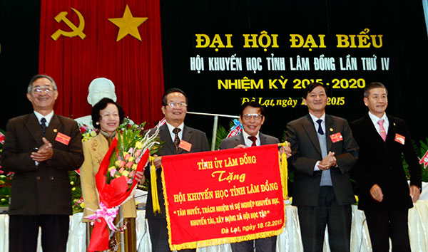 Đại hội Đại biểu Hội Khuyến học tỉnh Lâm Đồng khóa IV (nhiệm kỳ 2015 - 2020) thành công tốt đẹp