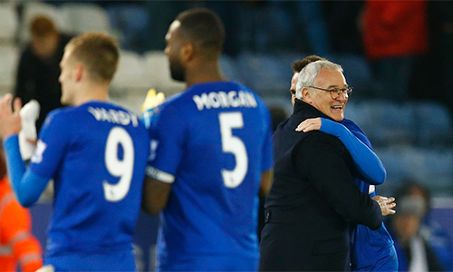 Ranieri và các học trò của ông ở Leicester đang trong những ngày tháng đẹp nhất sự nghiệp của họ. Ảnh: Reuters