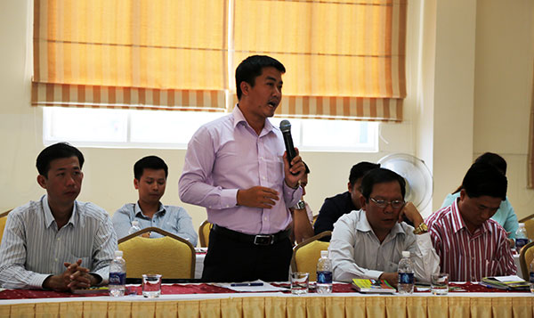 Ông Trương Văn Vinh - Giám đốc Vietravel Tây Nam bộ phát biểu tại Hội nghị