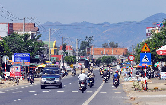 Dân cư khu vực trung tâm xã Lộc An phát triển ngày một sầm uất hơn