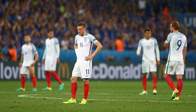 Tuyển Anh cay đắng chia tay Euro 2016. (Nguồn: Getty Images)