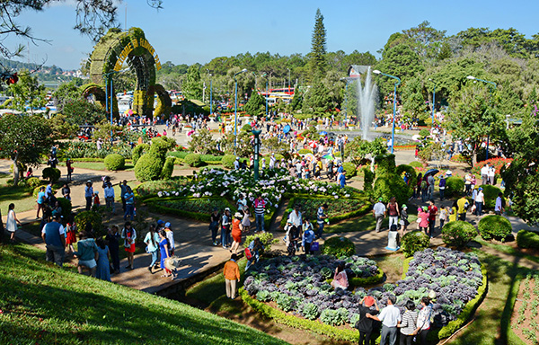Hơn 100.000 lượt khách đến Lâm Đồng trong dịp lễ