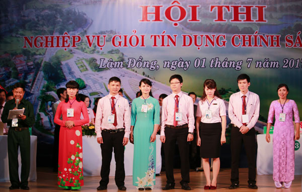 Hội thi "Nghiệp vụ giỏi Ngân hàng Chính sách xã hội tỉnh Lâm Đồng"