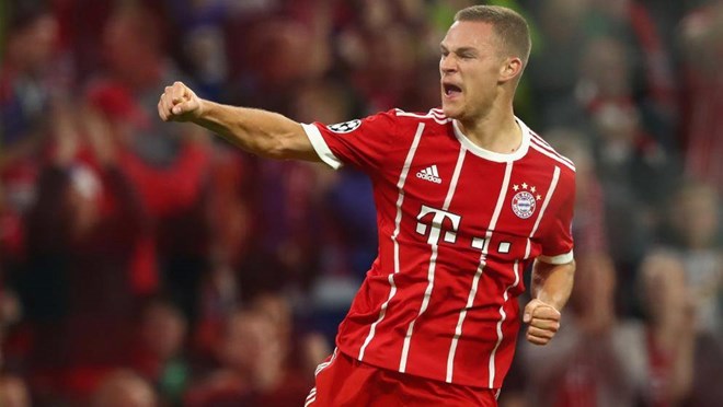 Joshua Kimmich, nhân tố không thể thiếu được bên hành lang phải của Bayern. (Ảnh: Imago)