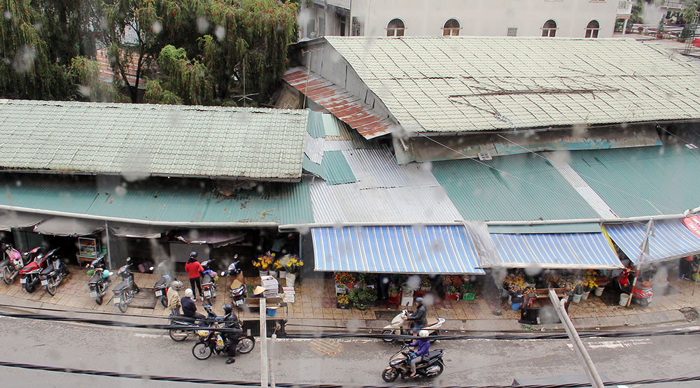 Chợ Phan Chu Trinh hiện tại. Ảnh: Ð.Phan