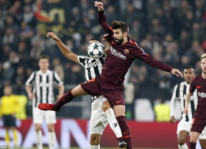 Barcelona giành vé vào vòng 1/8 sau trận hòa Juventus. (Nguồn: AP)