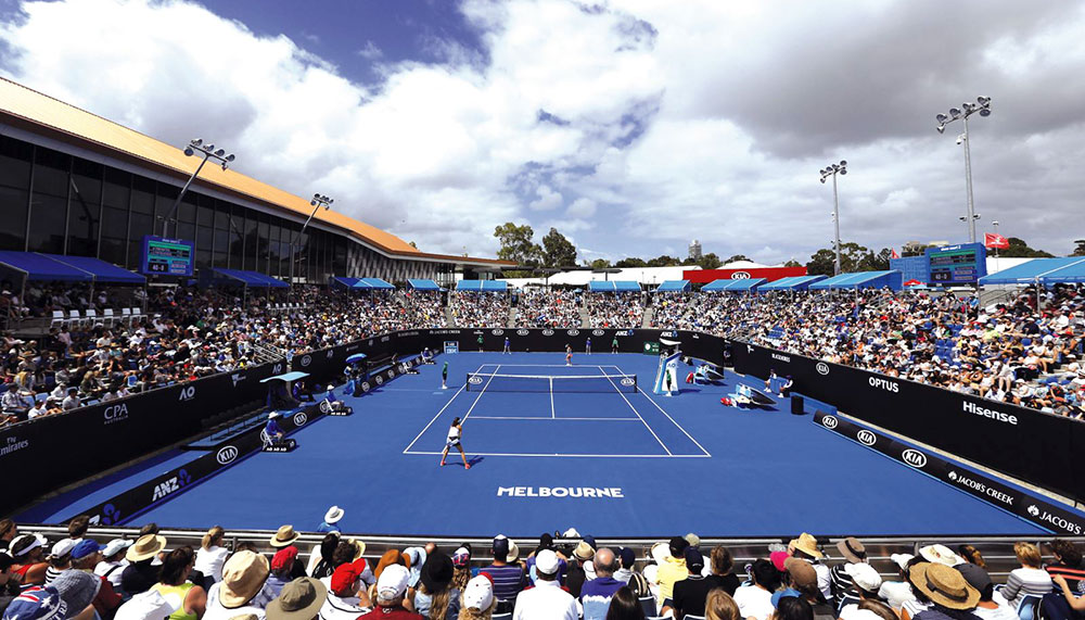 Một trận đấu tại Australian Open (Ảnh Internet)