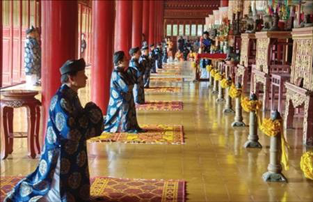 Nghi lễ thờ cúng tổ tiên ngày tết của Vương triều Nguyễn