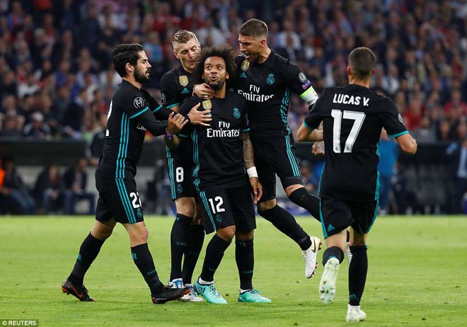 Real Madrid ngược dòng đánh bại Bayern ngay tại Allianz Arena