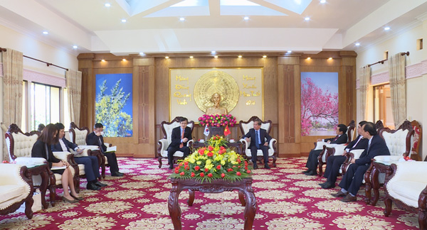 Lãnh đạo tỉnh Lâm Đồng tiếp Tổng lãnh sự Hàn Quốc