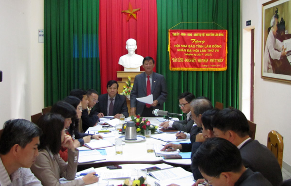 Phó Bí thư Thường trực Tỉnh ủy làm việc với Hội Nhà báo tỉnh Lâm Đồng