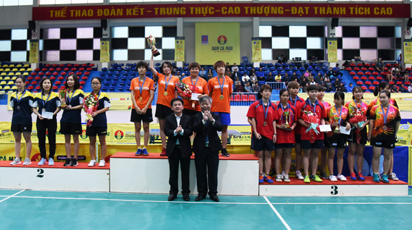 Kết thúc Giải Vô địch Bóng bàn toàn quốc tại Đà Lạt: VĐV Nguyễn Anh Tú - Hà Nội vô địch đơn nam