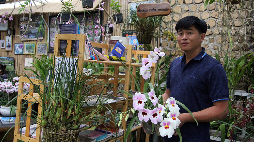 Theo anh Phan Thanh Sang - Giám đốc Công ty YSA Orchid Đà Lạt - khó khăn cũng chính là động lực, giúp các nhà KN luôn luôn vận động, cố gắng. Ảnh: V.Q