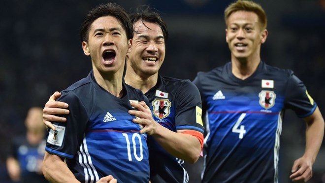 Honda, Kagawa và Okazaki, những niềm vọng lớn của Nhật Bản. (Nguồn: Getty Images)