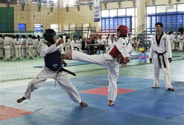 146 võ sinh thi thăng đẳng Taekwondo cấp Quốc gia