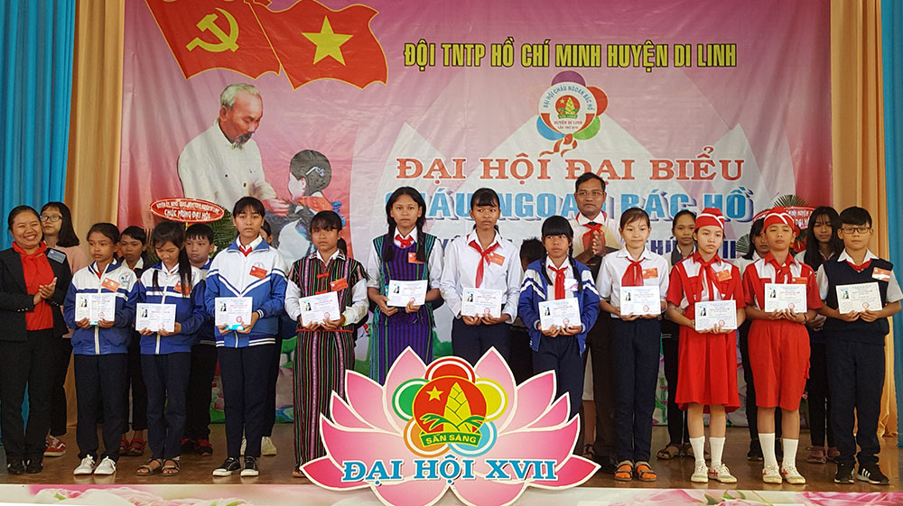 Di Linh tổ chức Đại hội cháu ngoan Bác Hồ lần thứ XVII