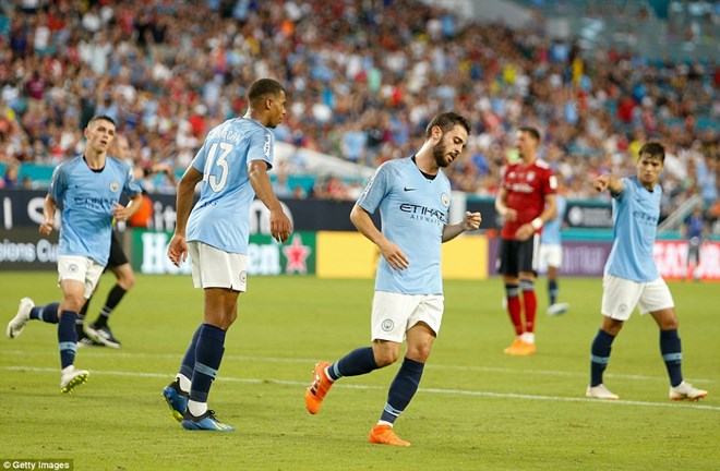 Silva lập cú đúp mang chiến thắng về cho Man City. (Nguồn: Getty Images)