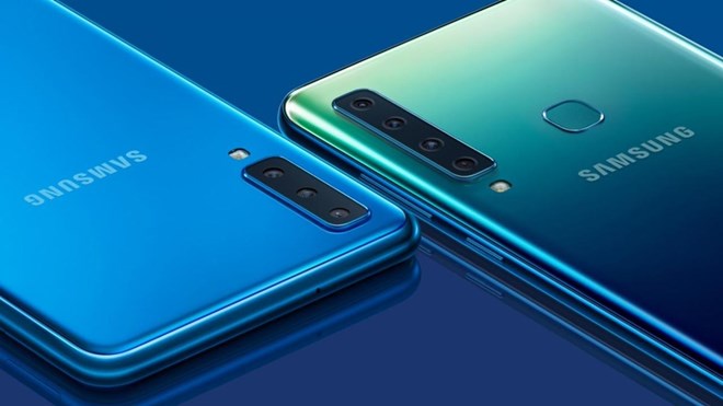 Samsung ra điện thoại tầm trung Galaxy A9 có tới 4 camera ở mặt sau