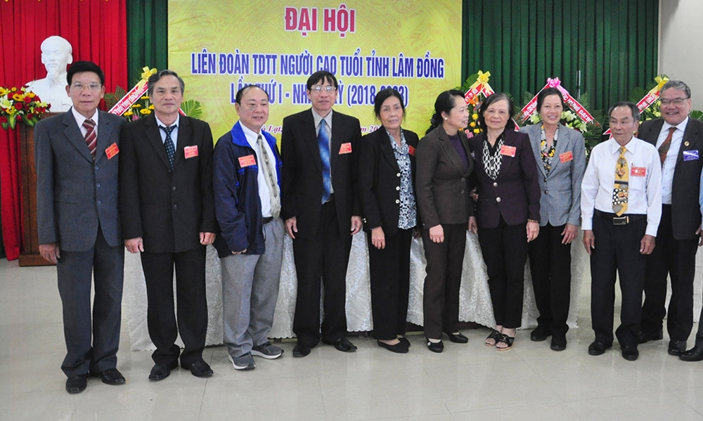 Ra mắt Ban Chấp hành Liên đoàn TDTT Người cao tuổi Lâm Đồng nhiệm kỳ 1 (2018- 2023) tại Đại hội